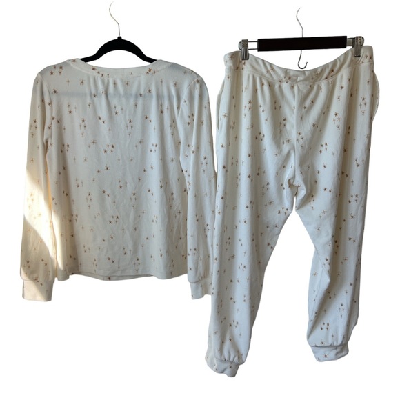 NEW Soma Wknd Sunday Velour Pajama Set - Picture 4 of 10